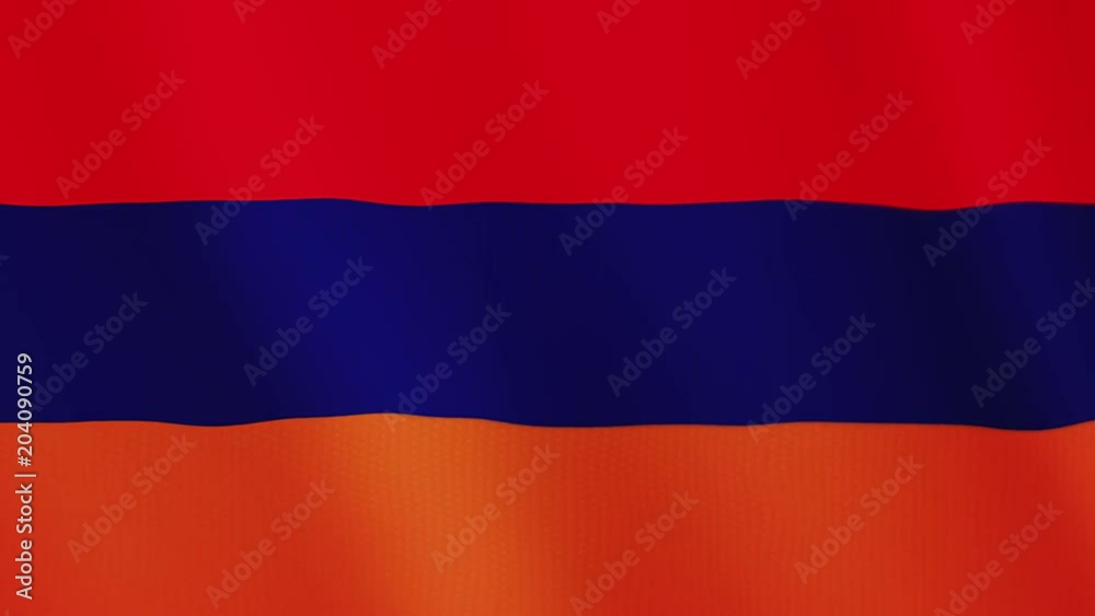 Armenia flag waving animation. Full Screen. Symbol of the country. Armenia flag waving animation. Full Screen. Symbol of the country.
