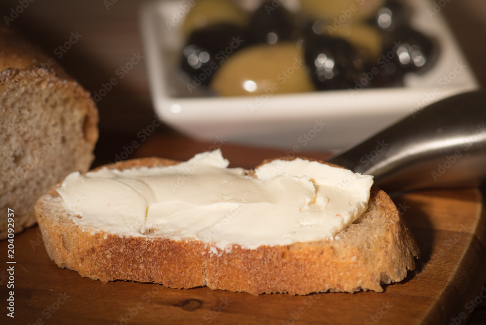 Cream cheese toast Cream cheese toast