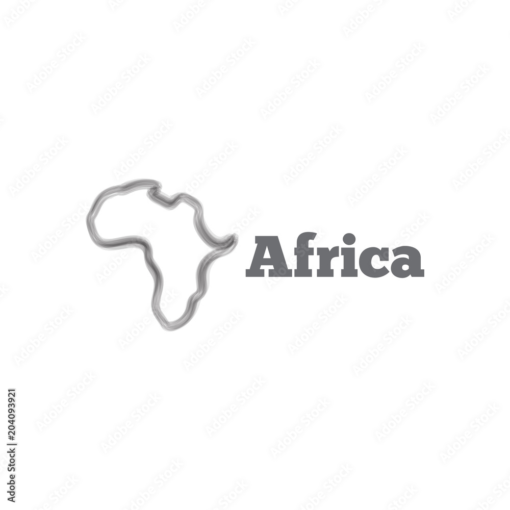 Africa abstract logo icon template Africa abstract logo icon template
