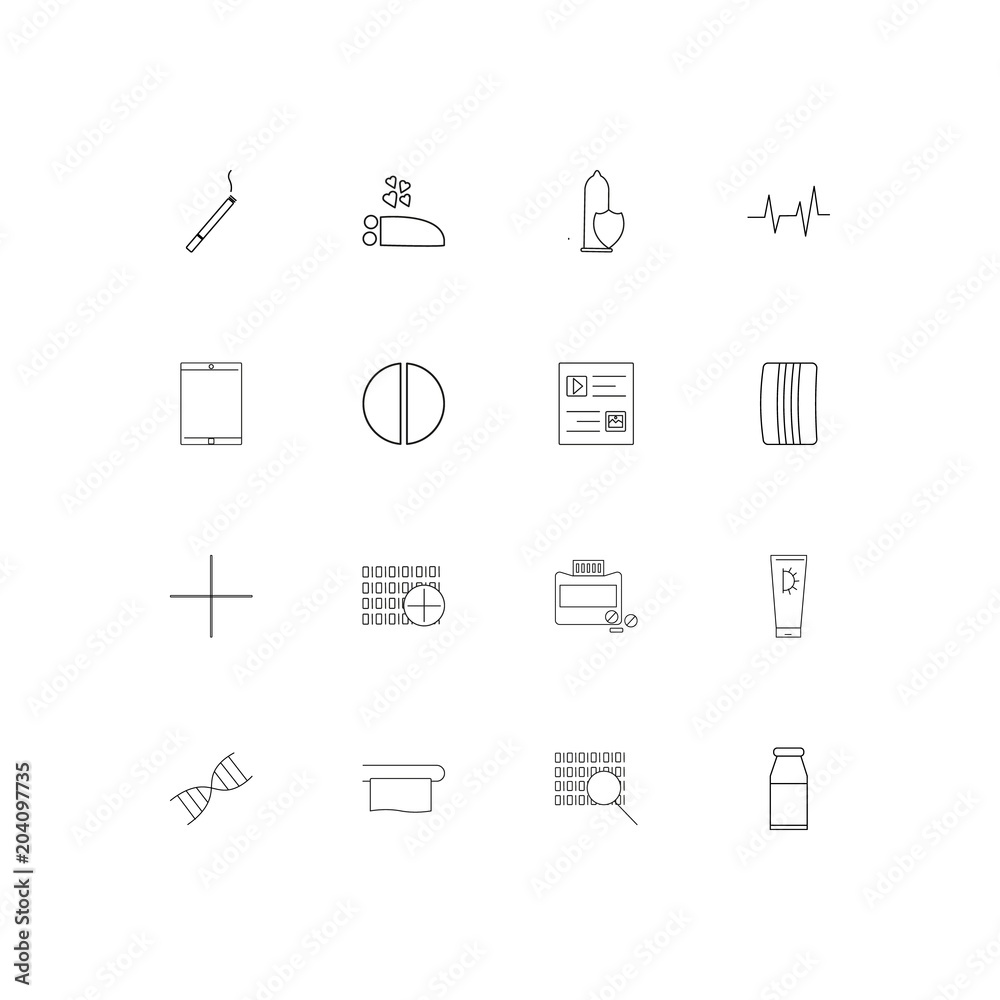 Healthcare And Medical linear thin icons set. Outlined simple vector icons Healthcare And Medical linear thin icons set. Outlined simple vector icons