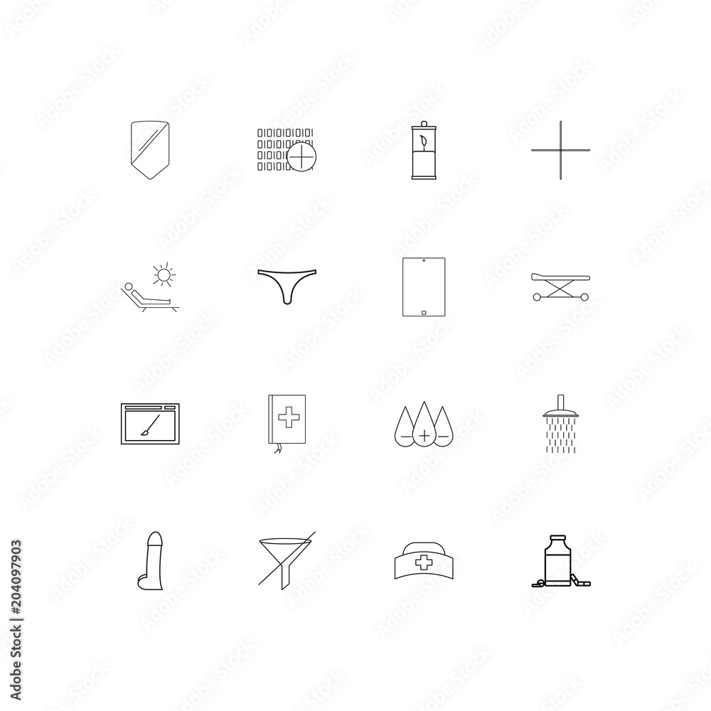 Healthcare And Medical linear thin icons set. Outlined simple vector icons Healthcare And Medical linear thin icons set. Outlined simple vector icons