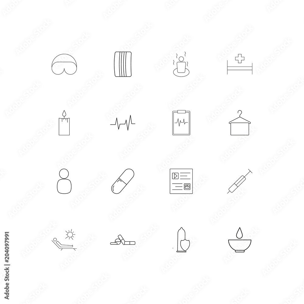 Healthcare And Medical linear thin icons set. Outlined simple vector icons Healthcare And Medical linear thin icons set. Outlined simple vector icons