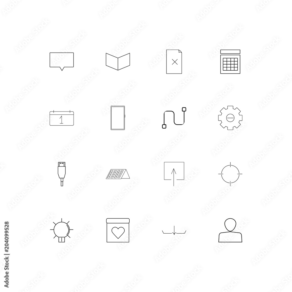 Internet Technologies linear thin icons set. Outlined simple vector icons Internet Technologies linear thin icons set. Outlined simple vector icons