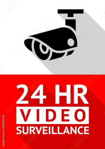 Video surveillance sticker