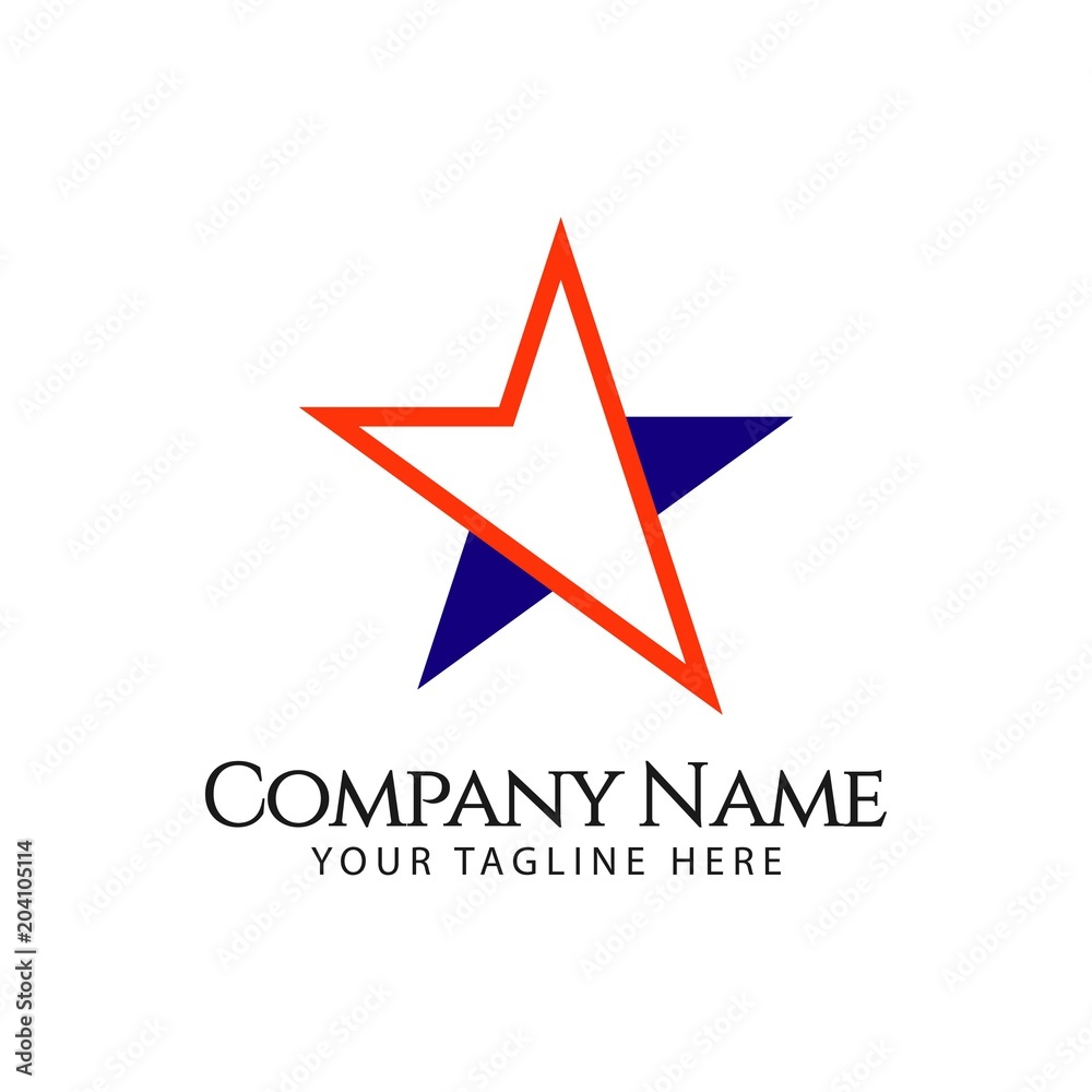 Star Company Vector Template Design Illustration Star Company Vector Template Design Illustration