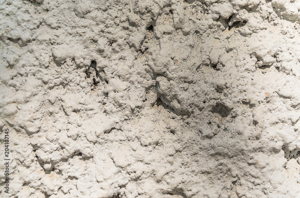 The texture of the wall under the cement slurry. The texture of the wall under the cement slurry.