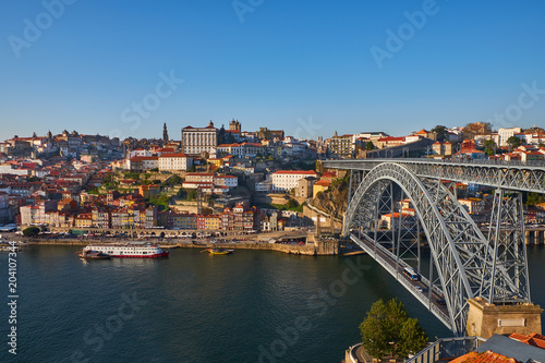 Bridge across Douro River, Old Porto,