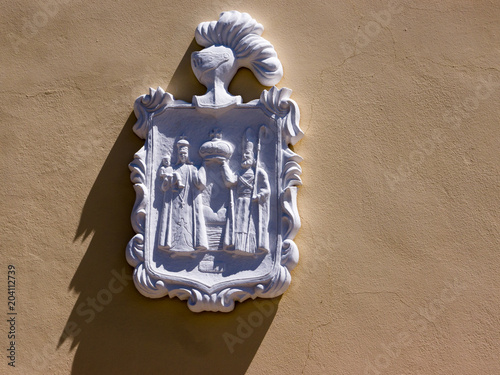 Escudo de armas de Holguín ,Cuba photo