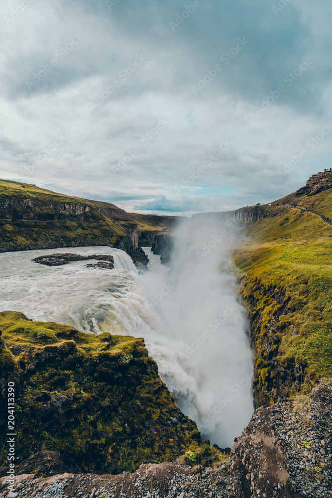 Fototapeta premium Gulfoss Wasserfall 3