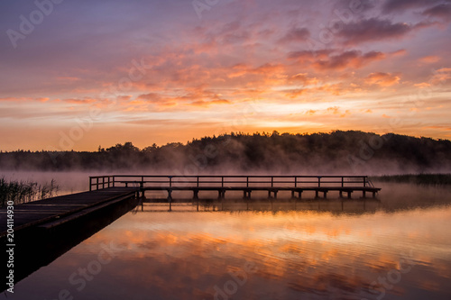 Sunrise on the lake