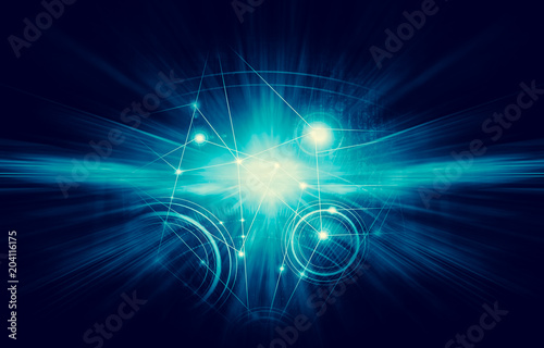 Wallpaper Mural Best Internet Concept of global business.Technological backgroun Torontodigital.ca