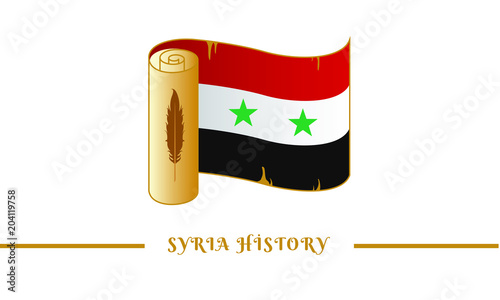 syria flag and syria history