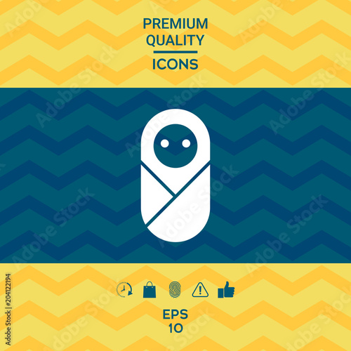 Infant, neonate, newborn icon