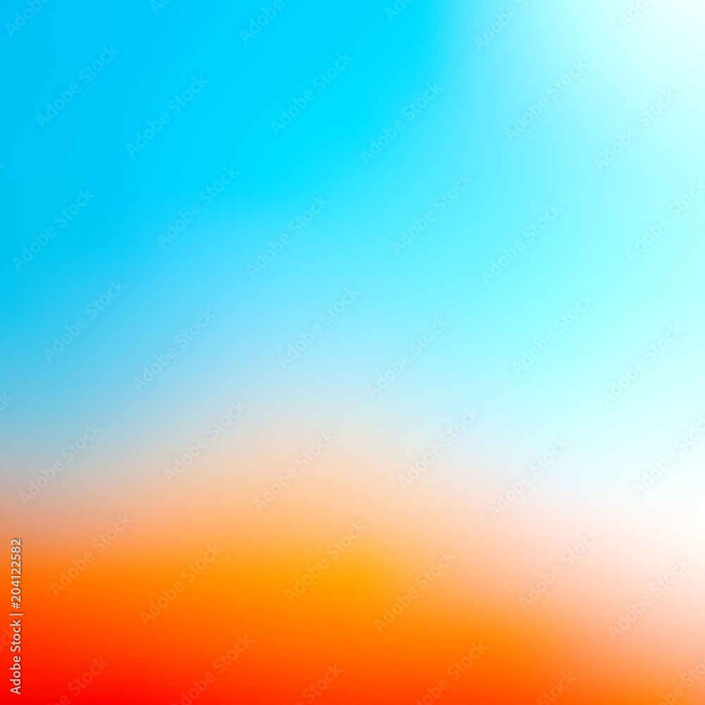 Summer blurred abstract background. Soft colored gradient background. For your graphic design, banner or poster.