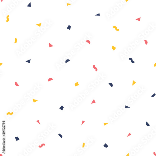 Geometric seamless pattern. Abstract vector illustration with geometric elements, shapes.