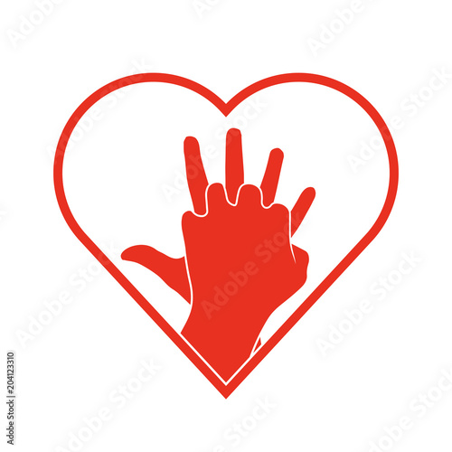 Cpr vector icon. Clipart image isolated on white background photo