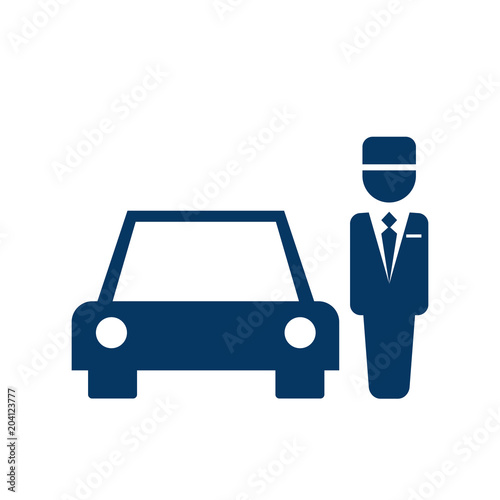 parking valet icon photo