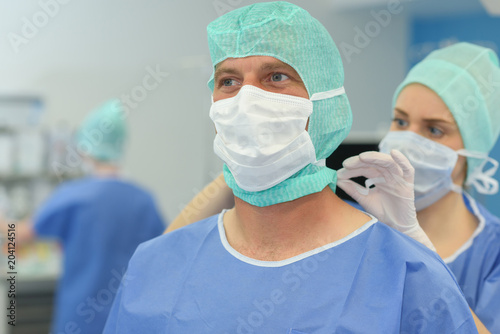 man in surgeon uniform a