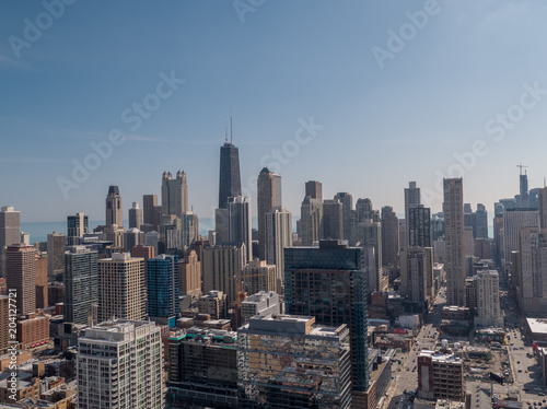 Chicago Drone Skyline