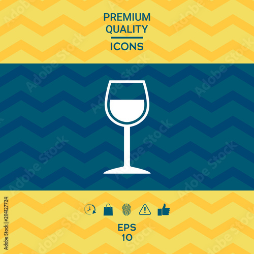 Wineglass symbol icon