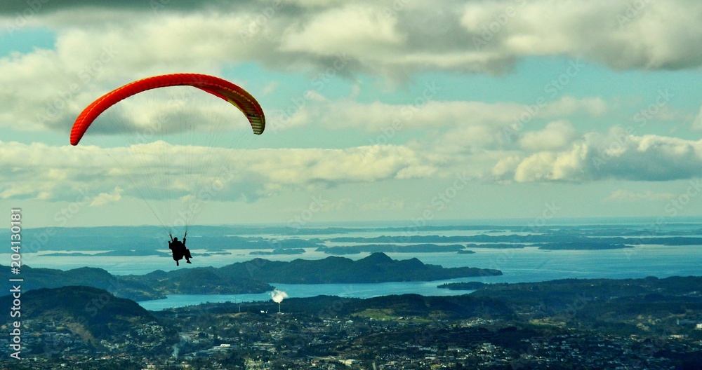 Norway - paraglider  from Urliken