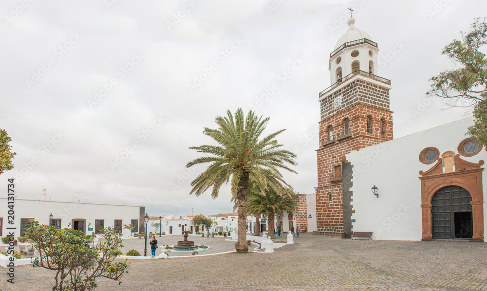 Iglesia Nuestra Señora de Guadalupe Teguise Lanzarote Kanaren island Spain