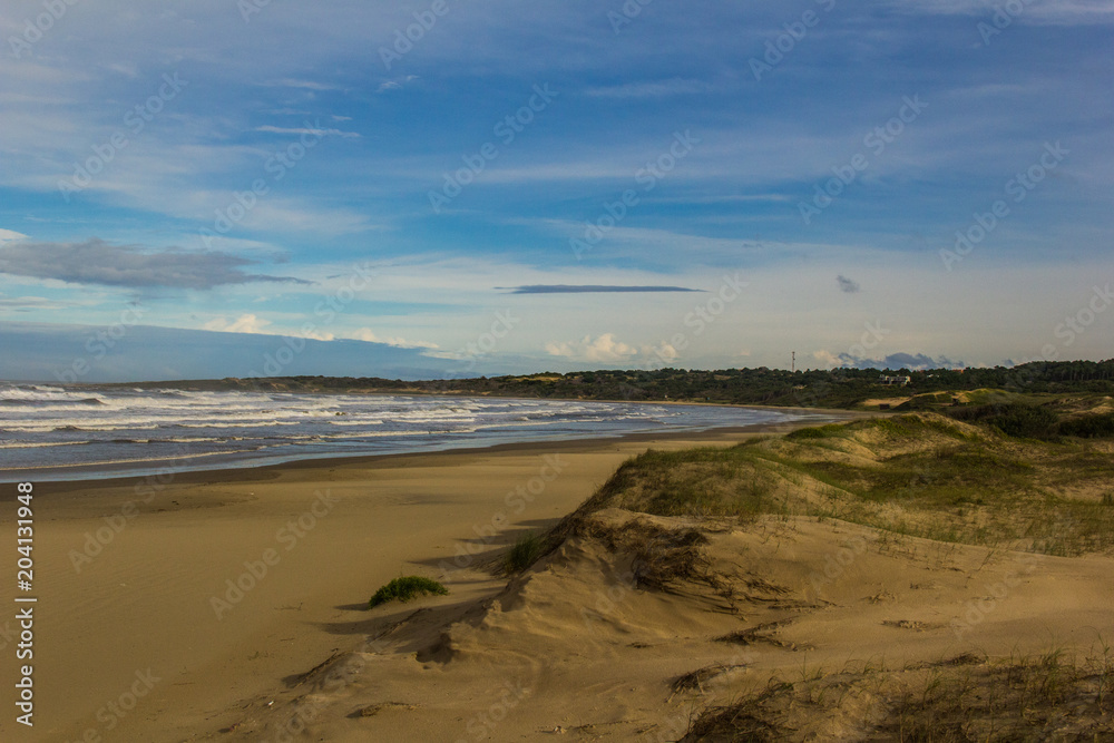 beach in Punta Del Diablo - Uruguay
