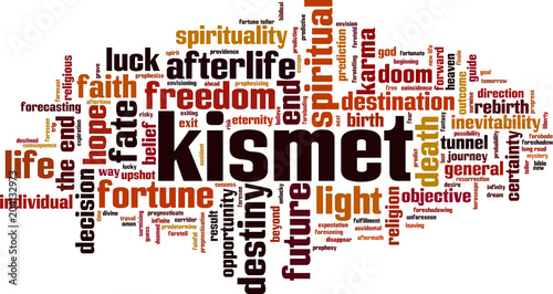 Kismet word cloud