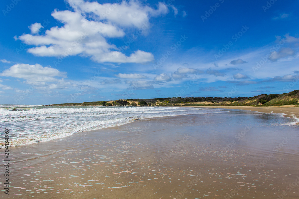 beach in Punta Del Diablo - Uruguay beach in Punta Del Diablo - Uruguay