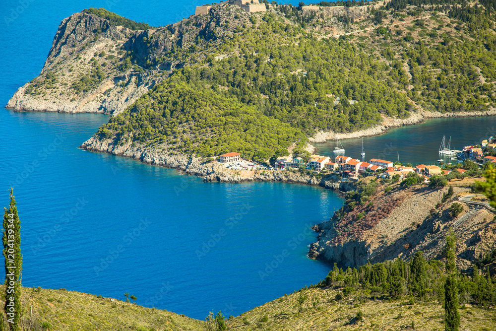 Fototapeta premium Greece, Kefalonia island, Assos.
