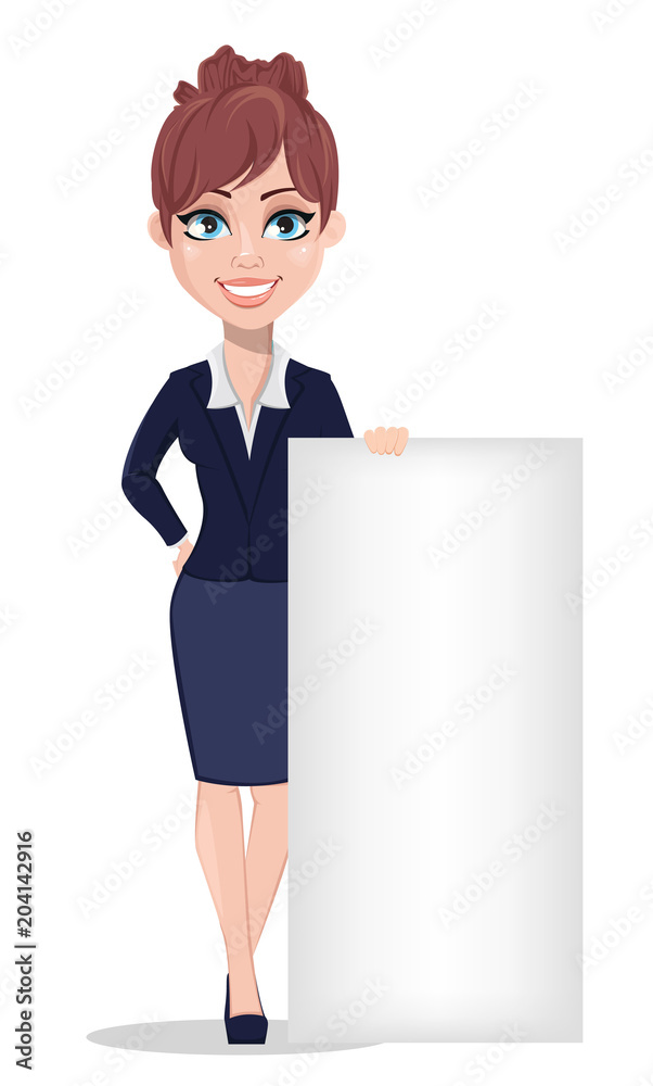 Beautiful business woman in office style clothes Beautiful business woman in office style clothes
