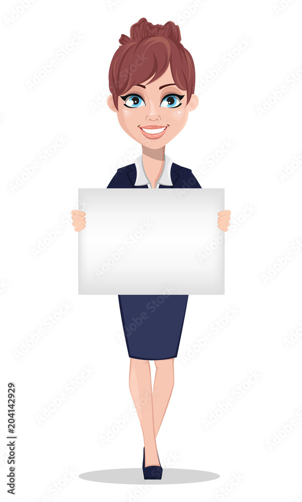 Beautiful business woman in office style clothes Beautiful business woman in office style clothes