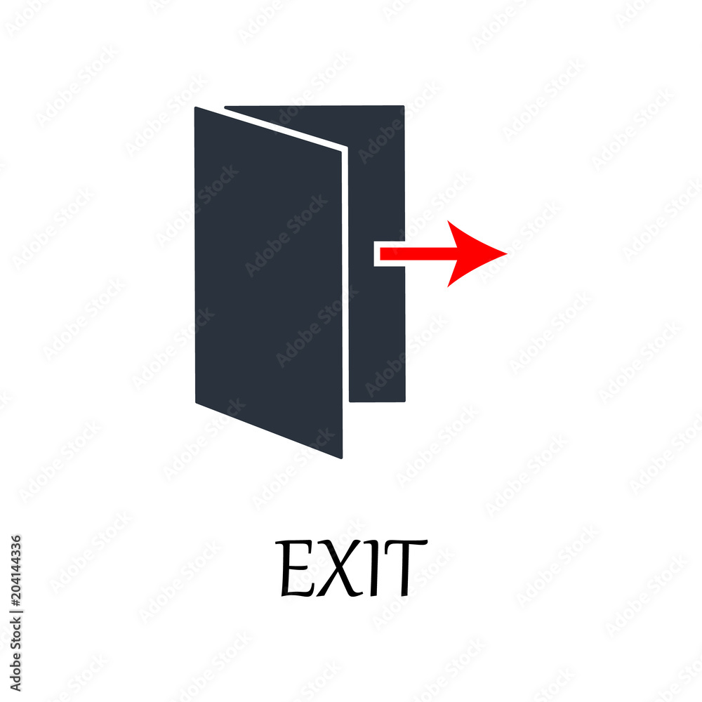 colored exit sign icon. Element of web icon for mobile concept and web apps. Detailed colored exit sign icon can be used for web and mobile. Premium icon colored exit sign icon. Element of web icon for mobile concept and web apps. Detailed colored exit sign icon can be used for web and mobile. Premium icon