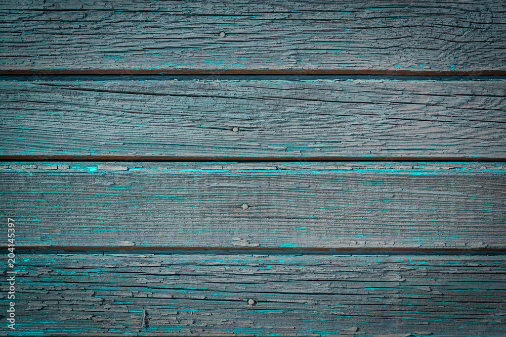 The old blue wood texture with natural patterns The old blue wood texture with natural patterns