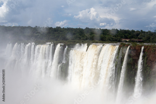 Iguazu Water Falls at the border of Brasil and Argentina