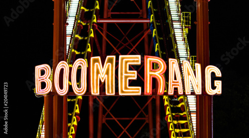 Roller coaster on white background