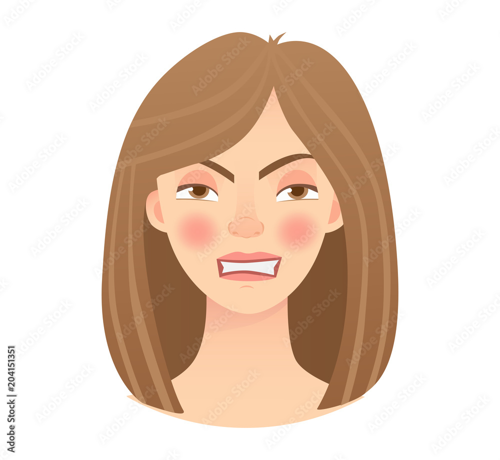 emotions of womans face emotions of womans face