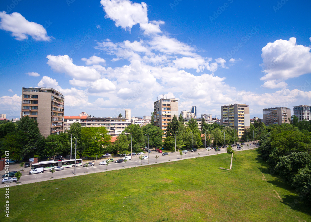 Sofia City Bulgaria / Aerial Photography