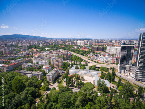 Sofia City Bulgaria / Aerial Photography