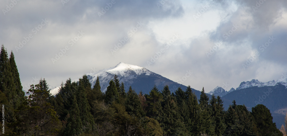 View of the city of Bariloche in Argentina