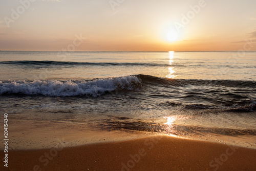 golden hour on the beach