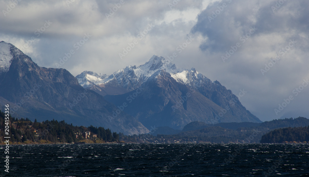 View of the city of Bariloche in Argentina