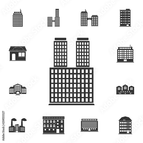 Building icon. Simple element illustration. Building symbol design from Buildings collection set. Can be used for web and mobile