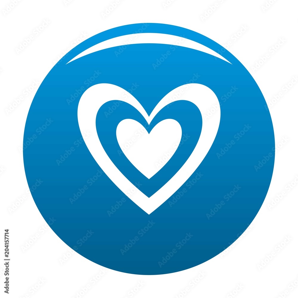 Masculine heart icon. Simple illustration of masculine heart vector icon for any design blue Masculine heart icon. Simple illustration of masculine heart vector icon for any design blue