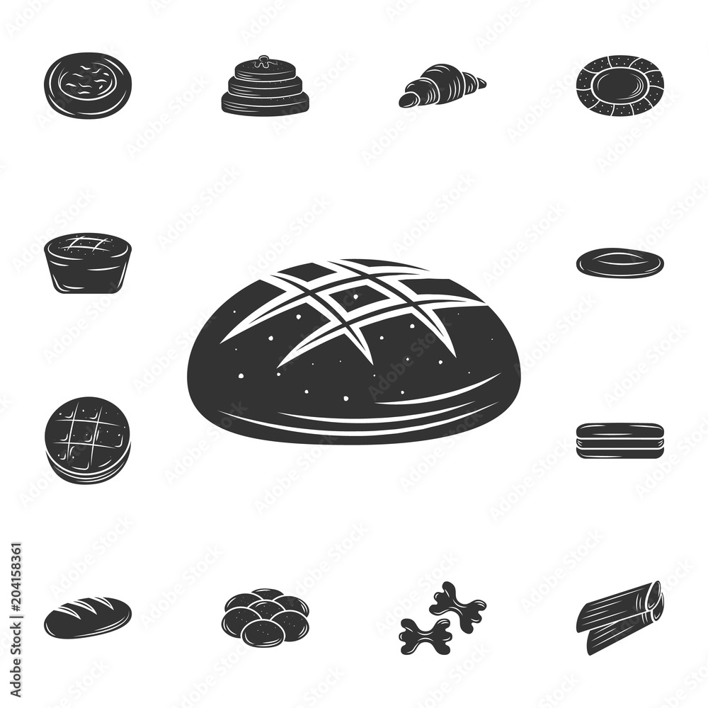 Bread icon. Simple element illustration. Bread symbol design  from Bakery collection set. Can be used for web and mobile