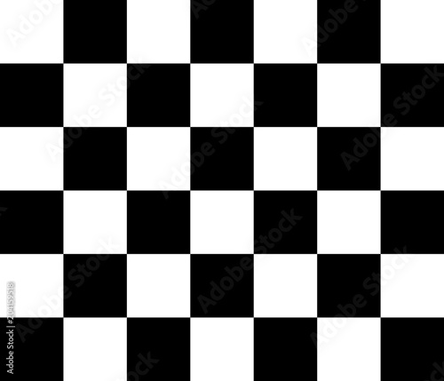 Chessboard vector pattern black and white.
