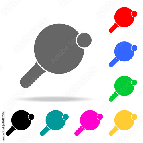 Rackets for table tennis icons. Elements of human web colored icons. Premium quality graphic design icon. Simple icon for websites, web design, mobile app, info graphics