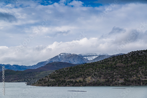 Reservoir of Barrios de Luna, Spain