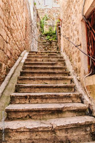 Stone Steps up Kotor Alley © dbvirago
