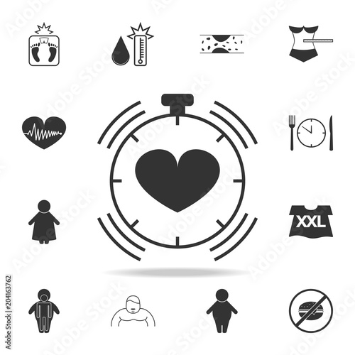 palpitation  icon. Detailed set of obesity icons. Premium graphic design. One of the collection icons for websites, web design, mobile app